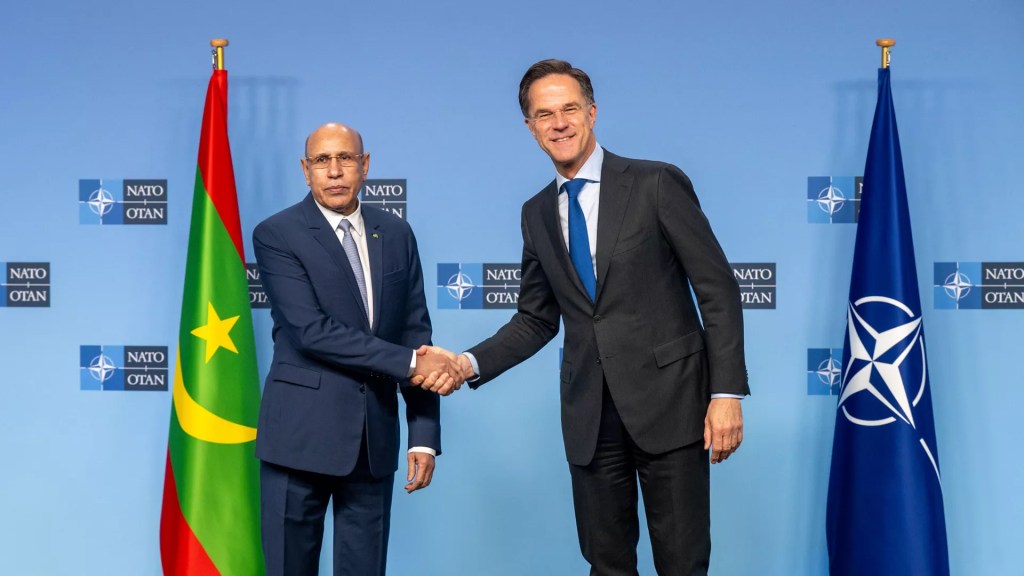 Secretary General welcomes President of Mauritania to NATO&nbsp;Headquarters